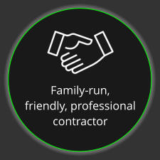 Family-run,  friendly, professional contractor