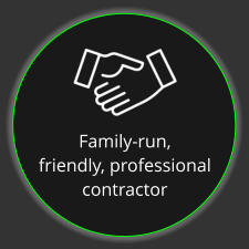 Family-run,  friendly, professional contractor